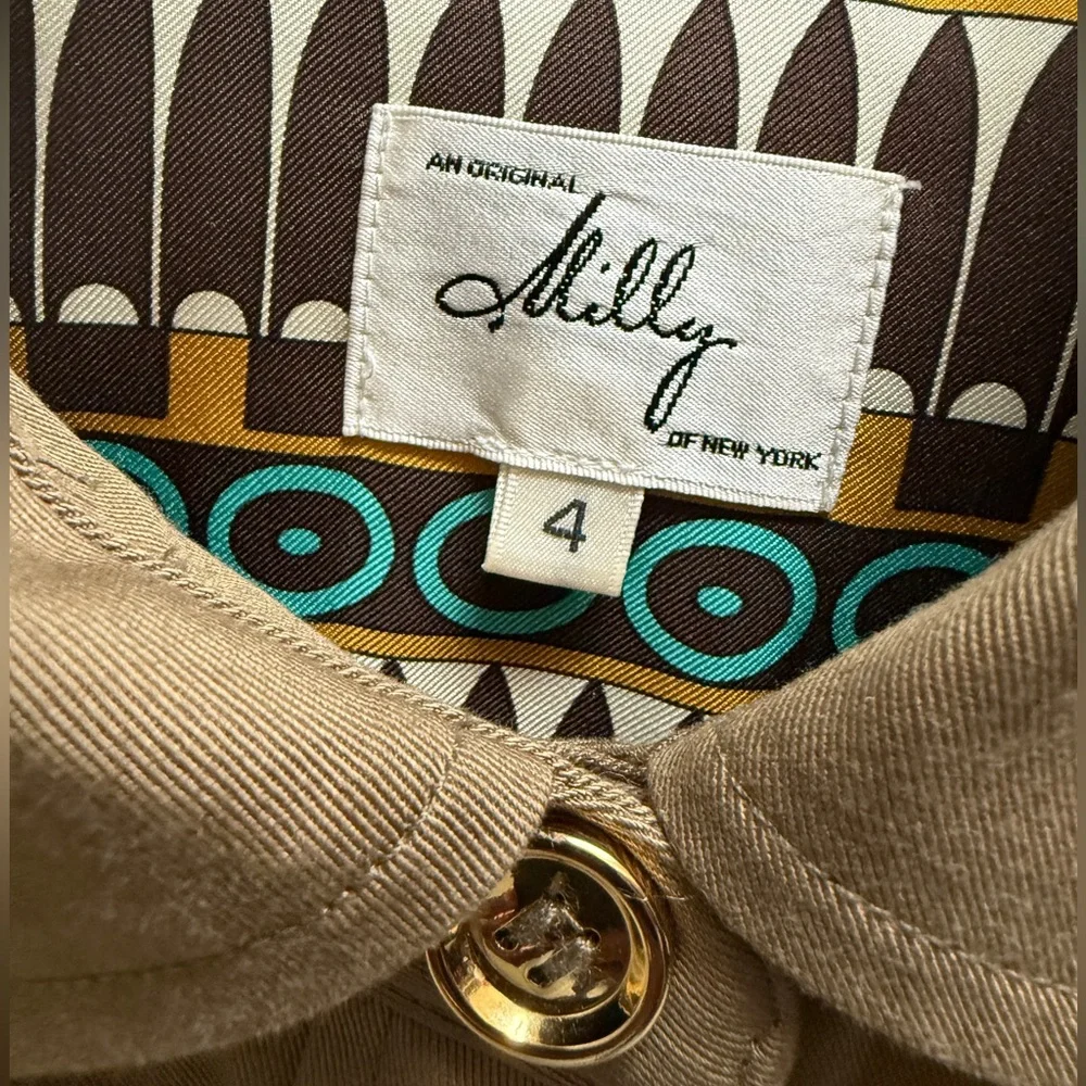 Milly Brown Utility Belted Dress - Picture 5 of 6